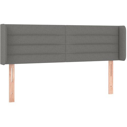Maison Chic vzglavna omarica - nočna omarica - posteljna omarica z u&amp;scaron;esi temno sivo 147x16x78/88 cm blago, (21712215) Slike