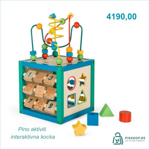 Pino Toys Aktiviti-kocka Cene