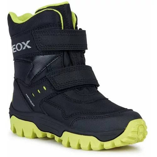 Geox Škornji za sneg J Himalaya Boy B Abx J36FRC 0FUCE C0802 D Črna