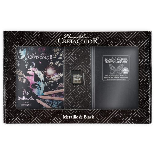  Umjetnički set Cretacolor Metalic&amp;amp;Black 14/1 Slike