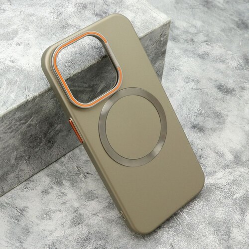 Maska PRO CASES MagSafe za iPhone 15 Pro/ zlatna Slike