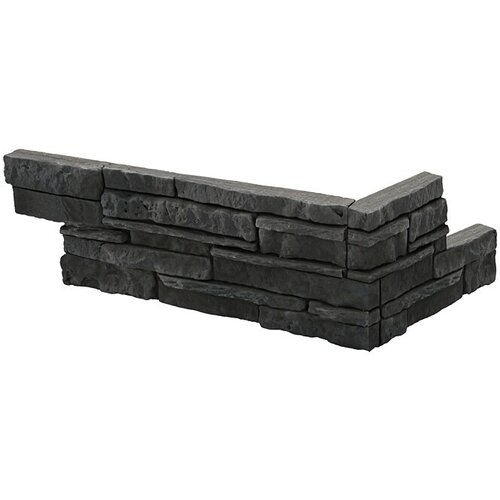 Stegu Dekorativna kutna obloga Kongo 1 (37,5 cm x 12 cm x 16 mm, Bijelo-crveno, Izgled kamena) Slike