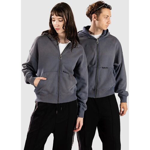 Jungles Jungles Repair Zip Hoodie grey Slike