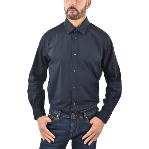 EAX Srajce z dolgimi rokavi XM001500AF16676 Modra Slike