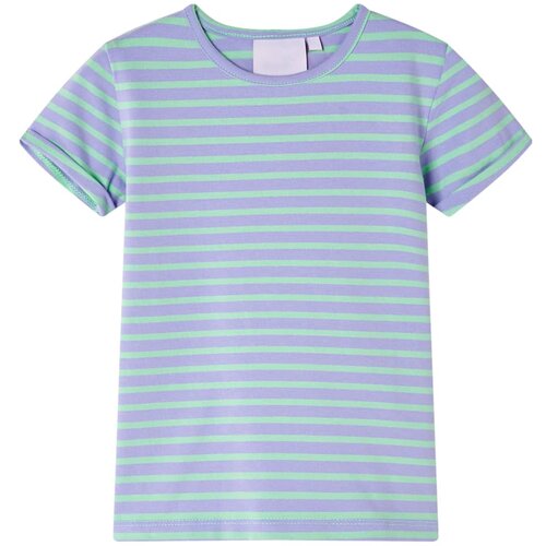 vidaXL Dječja majica s prugama svijetla boja mente 116 Cijene