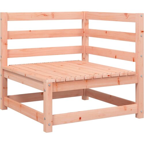  Kutna vrtna sofa s jastucima od masivnog drva duglazije Smeđa Slike
