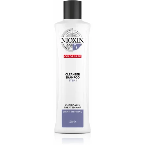 Nioxin System 5 Color Safe Cleanser Shampoo šampon za čišćenje za obojenu rijetku kosu 300 ml