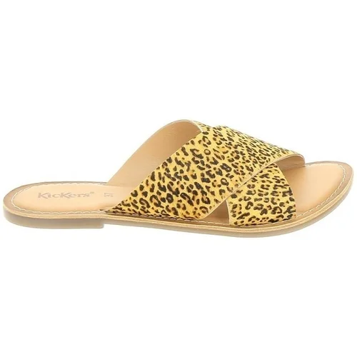 Kickers Diaz Beige Leopard Multicolour