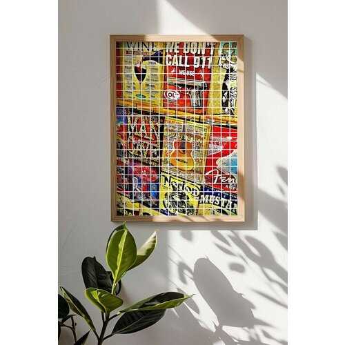 Wallity uramljena slika Popkare13, 33x48 cm Cene