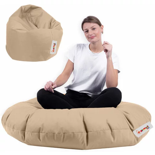 Atelier Del Sofa Iyzi 100 Cushion Pouf - Mink vrtna sedežna vreča, (20802844)