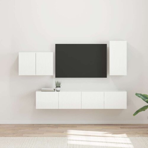 4 pcs Visoki sjaj bijela Slike