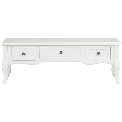 Maison Chic TV omarica - TV stojalo - Televizijska omarica iz lesa 100x35x35 cm bela, (21702306) Cene