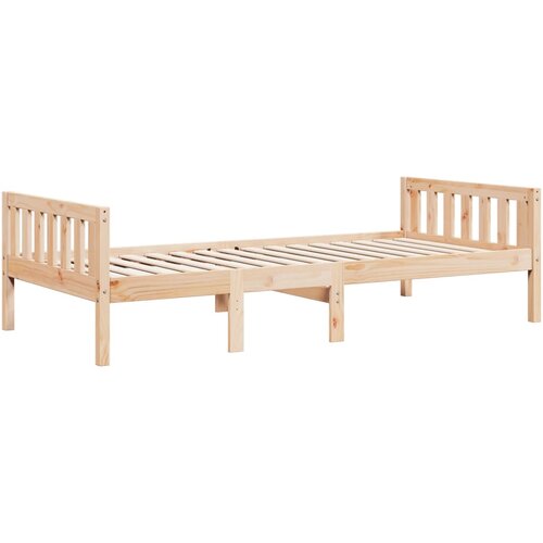  Dječji krevet bez madraca 90 x 200 cm od masivne borovine Slike