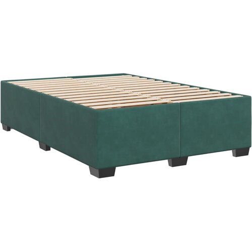 VidaXL Okvir za krevet tamnozeleni 160x200 cm bar&amp;scaron;unasti Slike