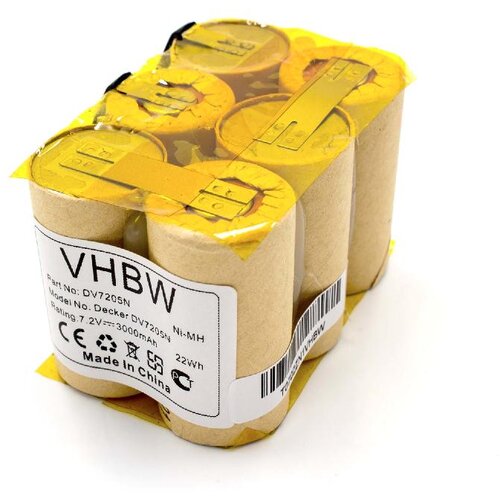VHBW baterija za black &amp; decker DV7205, 3000 mah Cene