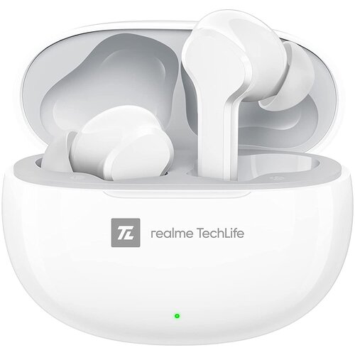 Realme slušalke buds T100 IPX5 bluetooth 5.3 ai enc nizka zakasnitev 88 ms, bela, (21724417) Cene