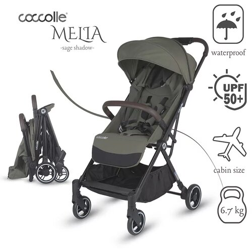 Coccolle Samodejno zložljiv &amp;scaron;portni voziček Melia Sage Shadow Slike