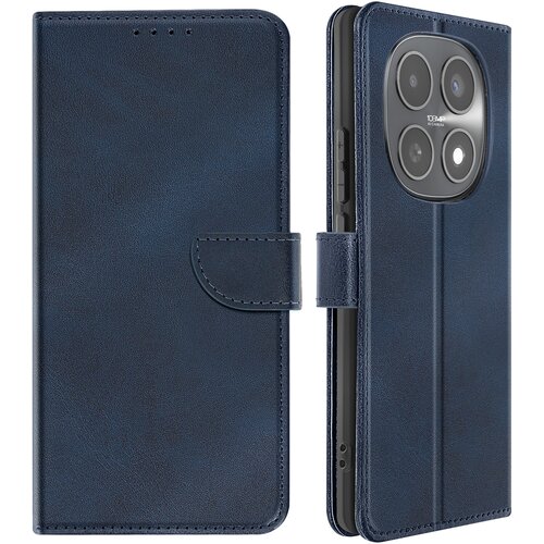 AVIZAR Etui za Redmi Note 15 5G z usnjenim videzom, držalom za kartice in funkcijo stojala, Modra noč, (5000189215) Cene