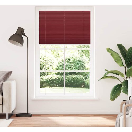  Plisirana zavjesa Bordo crvena 115x200 cm &amp;Scaron;irina tkanine 114,4 cm Poliester Slike