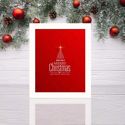 Wallity BCTNOEL 006 Dekorativna slika, 23.5x28.5cm Cene