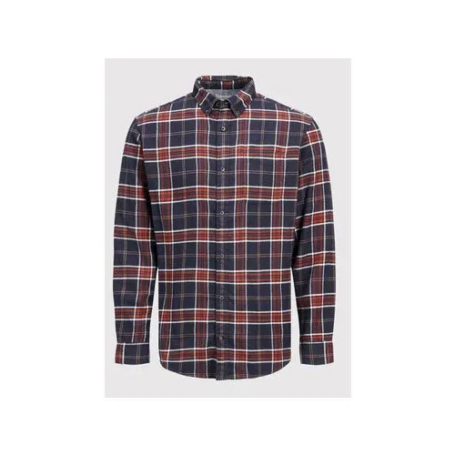 Jack & Jones Srajca Classic Check 12209098 Mornarsko modra Regular Fit