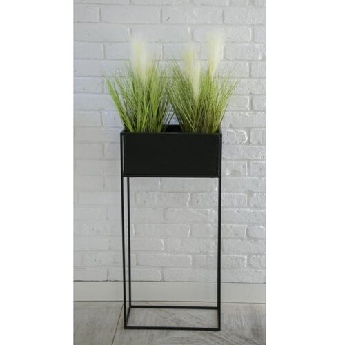  Stojan za cveće 90x44 cm crni Slike