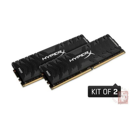 Kingston 2 x 4GB DDR4 HyperX PREDATOR Black 3000MHz HX430C15PB3K2/8 ram memorija Slike