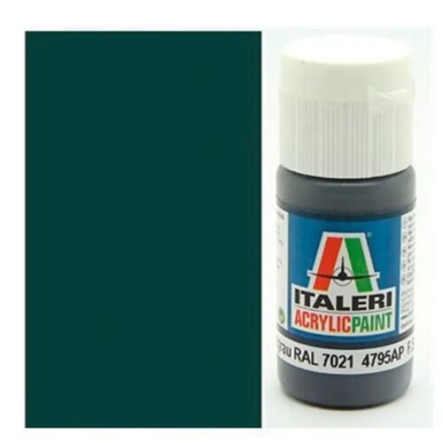 Italeri Flat Pz. Schwarzgrau RAL 7021 (4795AP) &ndash; Mat temno siva barva za modele 20 ml Cene