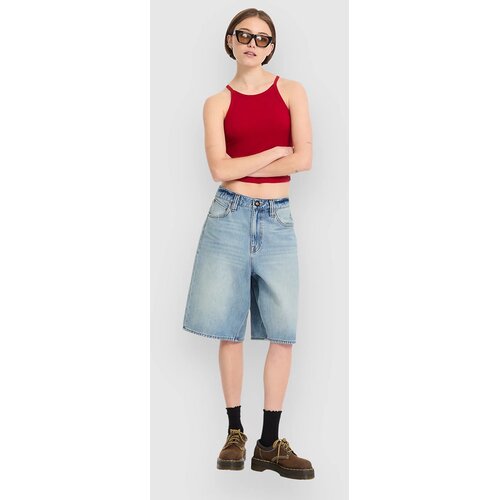 Volcom Beeggy Denim Kratke hlace dusty blue wash Cene