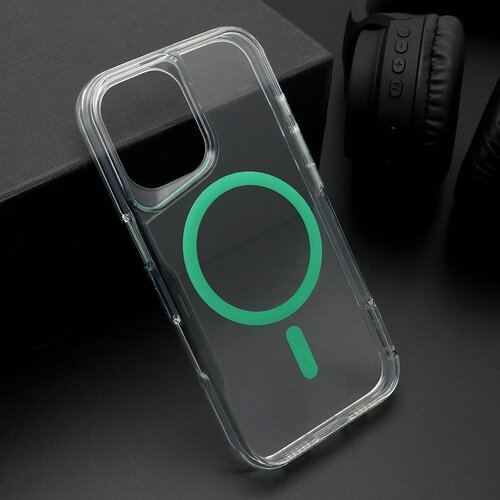  Maska aura magsafe za iphone 16/ zelena Slike