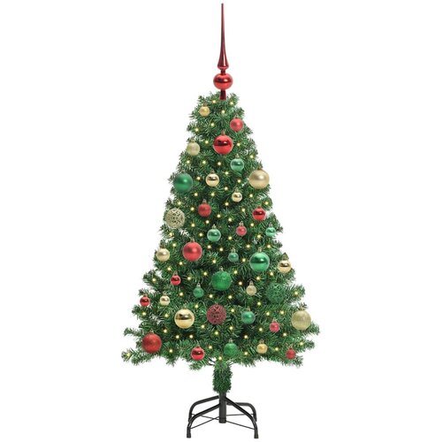  Umjetno božićno drvce Zelena 120 cm PVC i Čelik i Plastika Slike