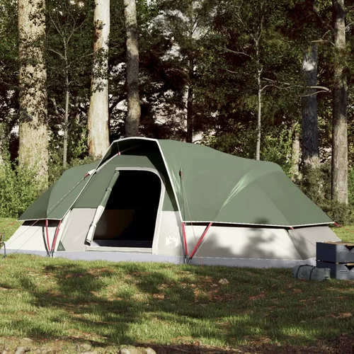  Kupolasti obiteljski šator za 9 osoba zeleni vodootporni