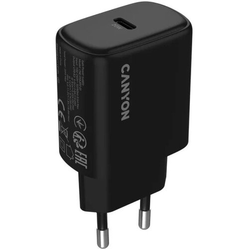 Canyon charger OnCharge 200 20W 1xPD EU Black Cene