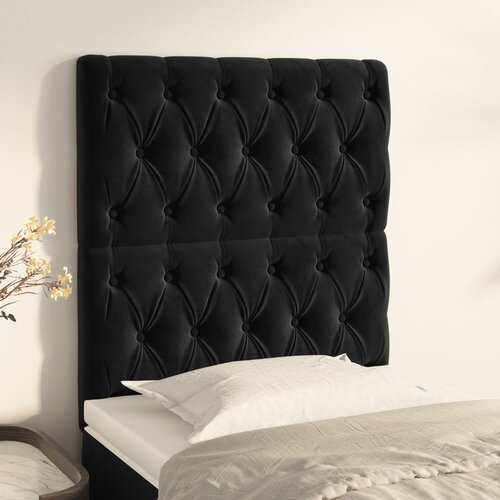 vidaXL Uzglavlja 2 kom crni 80x7x78/88 cm baršunasti Cijene