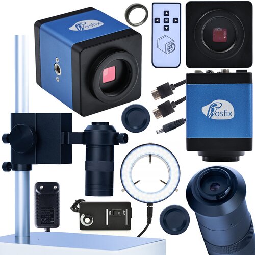 Rosfix PROFESIONALNI DIGITALNI MIKROSKOP Z OSVETLJEVALNIKOM, KAMERO HDMI DRACO PRO - 4 V 1, (21739102) Cene