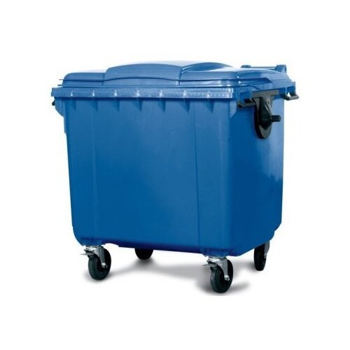  kontejner za otpatke 1100 litara - Ravan poklopac - Plavi 497967 Cene