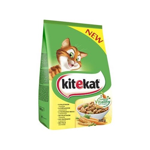 Kitekat cat adult piletina & povrće 0.3 kg hrana za mačke Cene