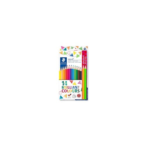 Staedtler Bojice Ergosoft ABS u kartonskoj ambalaži, 12 + 2 komada Cijene
