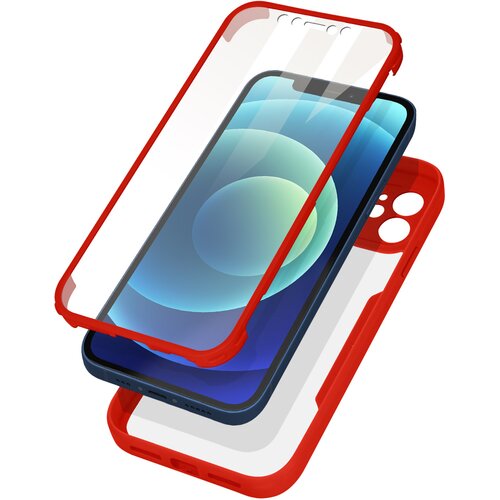 AVIZAR Ohi&scaron;je za iPhone 12 / 12 Pro Int&eacute;grale Bi-mati&egrave;re, Rdeča, (5000015804) Cene