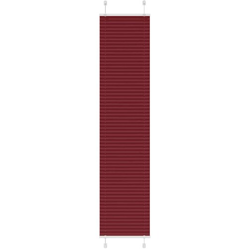 vidaXL Plisirana žaluzija bordo rdeča 50x200 cm &scaron;irina blaga 49,4 cm poliester, (5000297974) Cene