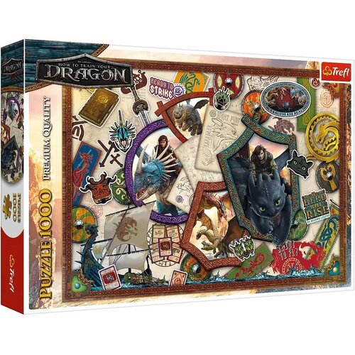 Trefl Kako izdresirati zmaja 1000-dijelni premium puzzle - Cijene