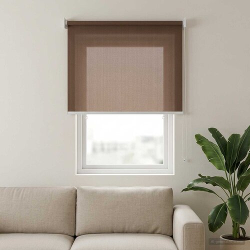  Vanjska roleta 90% blokada UV zraka Sivosmeđa 100 x 140 cm HDPE Cene