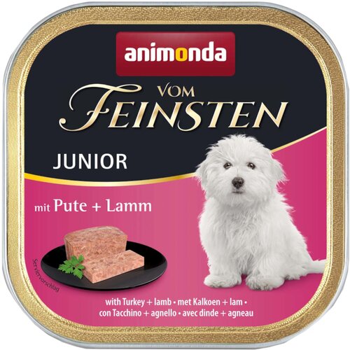  Varčno pakiranje animonda vom Feinsten 24 x 150 g - Junior: puran & jagnjetina Cijene