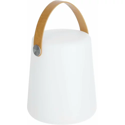 Kave Home bijelo-smeđa vanjska svjetiljka Dialma