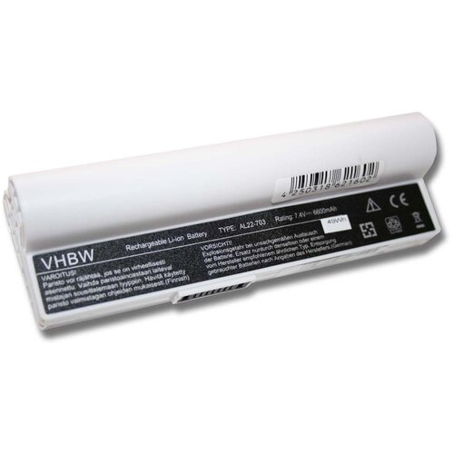 VHBW Baterija za Asus Eee PC 900A / 900HA / 900HD, bela, 6600 mAh Cene