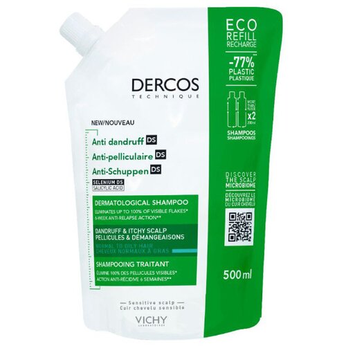 Vichy dercos anti dandruff šampon norm/masna perut, 500ml Cene