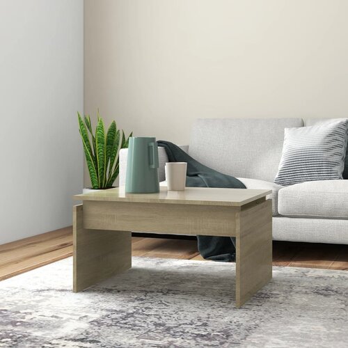 The Living Store Klubska mizica sonoma hrast 68x50x38 cm iverna plošča - Klubska Mizica, (21573994) Cene