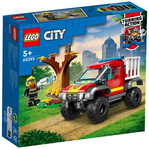 Lego City 60393 Re&amp;scaron;evalni gasilski tovornjak 4x4 Slike