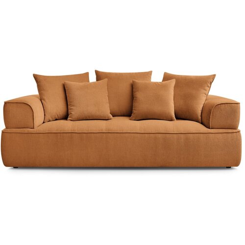 Bobochic Paris Senf žuta sofa od šenila 237 cm Whesley – Cene