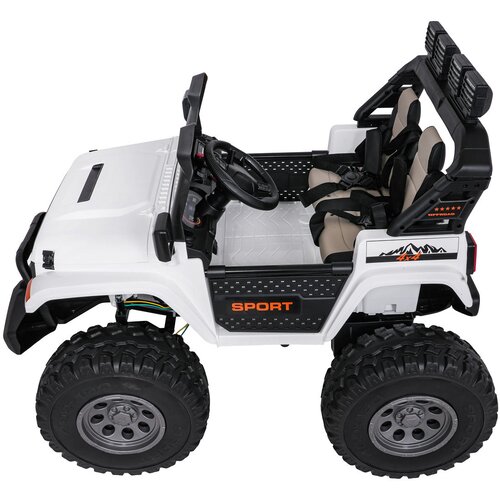  Auto na akumulator Extreme Sport 4&amp;times;4 s podesivom dužinom vozila &amp;ndash; dvosjed &amp;ndash; bijeli Slike
